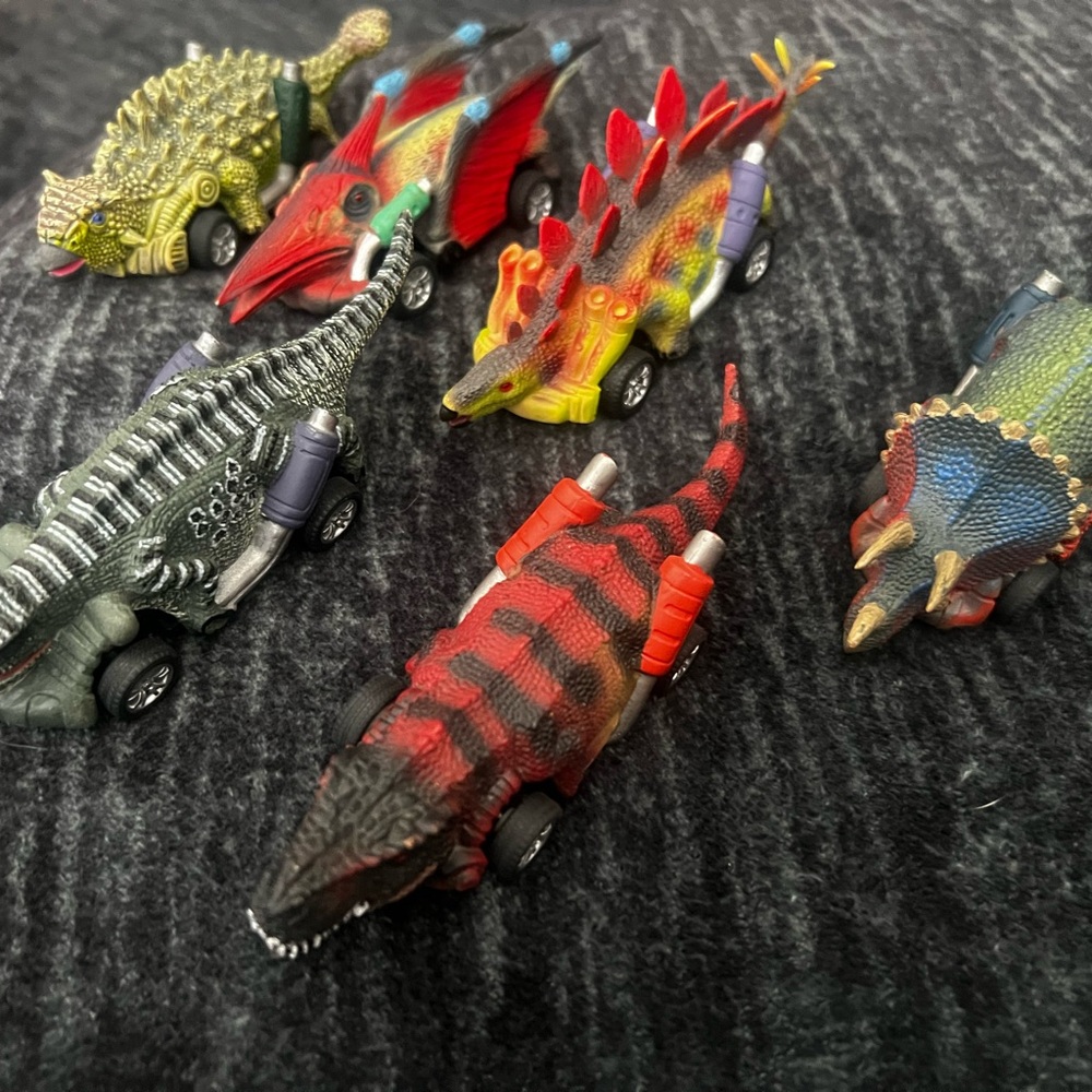 Dinosaur Toy Car Set - Multicolor - Picture 3 of 6